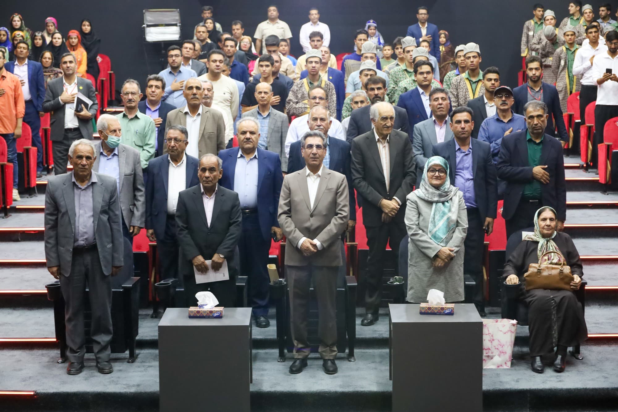 آیین افتتاح سالن اجتماعات و کتابخانه دبیرستان عشایری شهید بهشتی